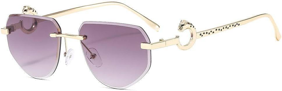 

Солнцезащитные очки «кошачий глаз» без оправы, модные очки для мужчин и женщин, маленькие солнцезащитные очки для женщин, стильный летний аксессуар для отдыха на природе TVTBBVV, 2