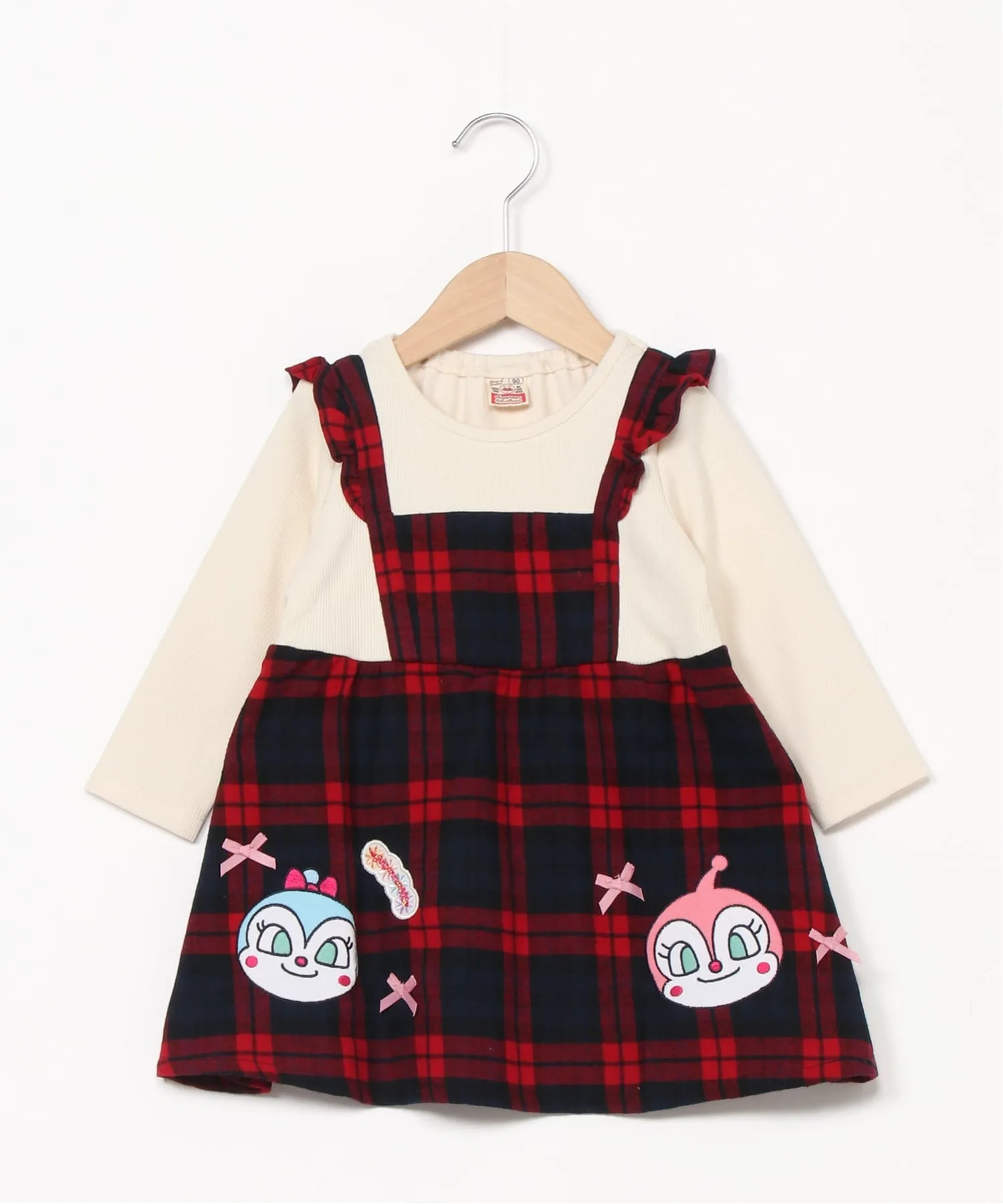 Детская коллекция ANPANMAN/(K) Платье для стыковки Докин-чан Кокин-чан Anpanman Kids Collection, Red — фото 2