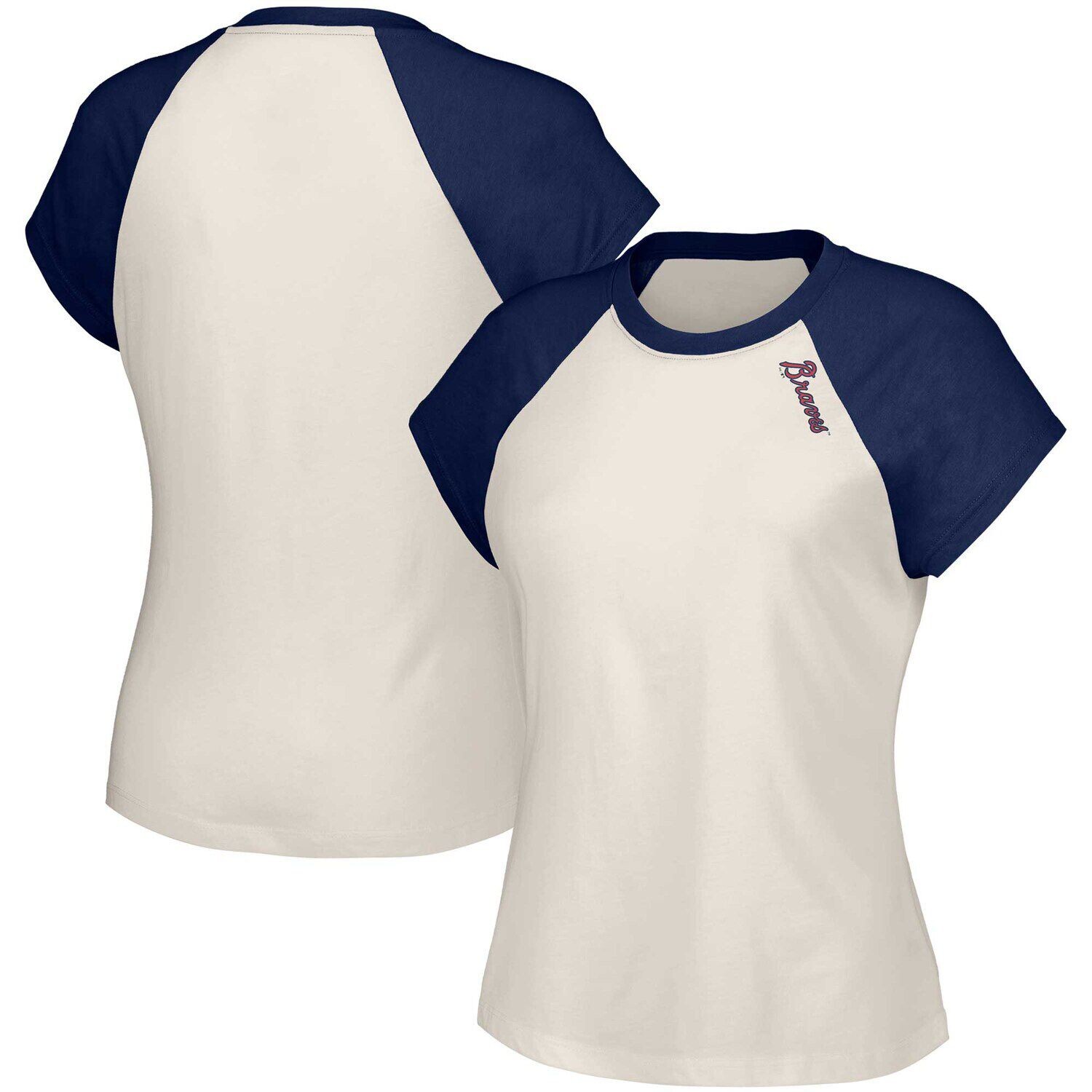 

Женская белая футболка Atlanta Braves Nikki в стиле реглан Lusso Style, Белый, Женская белая футболка Atlanta Braves Nikki в стиле реглан Lusso Style