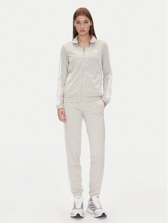 Толстовка обычного кроя Tricot 3-Stripes JD4521 Adidas, бежевый — фото 4