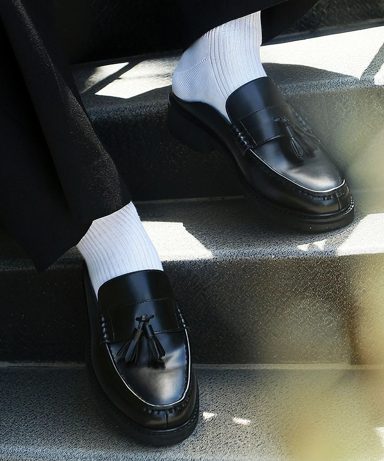 Мужские лоферы-мюльы London Shoe Make с танкеткой — фото 3