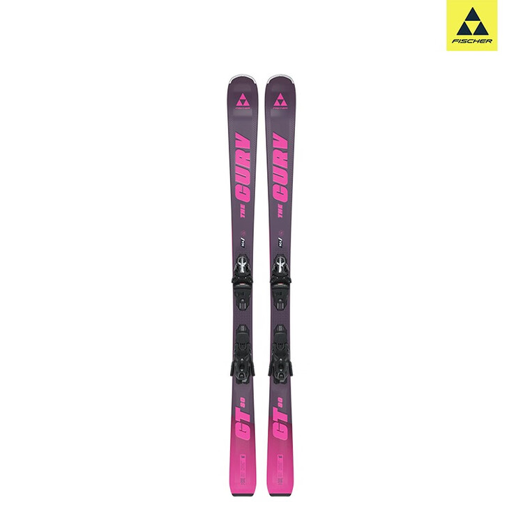 

Fischer Мужские и женские вездеходные лыжи Advanced Double Board, модель 2024/2025 THE CURV GT, темно-розовый, 152 см