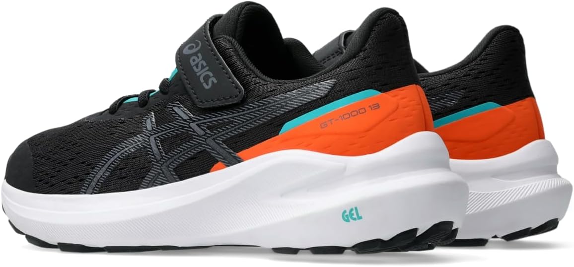 Беговые кроссовки Asics GT-1000 13 для детей дошкольного возраста, черный/угольный — фото 4