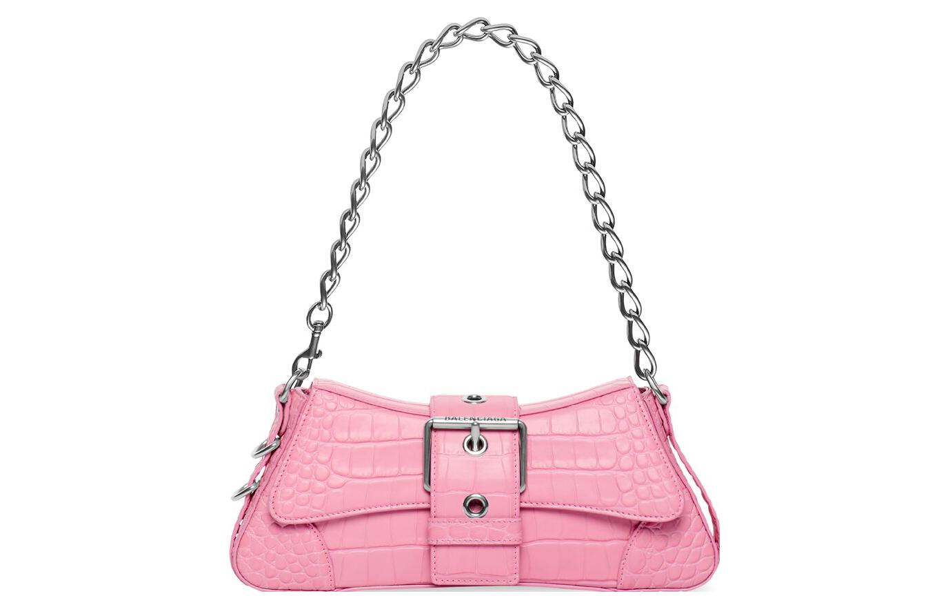 

Balenciaga Сумка через плечо Lindsay, маленькая, светло-розовая