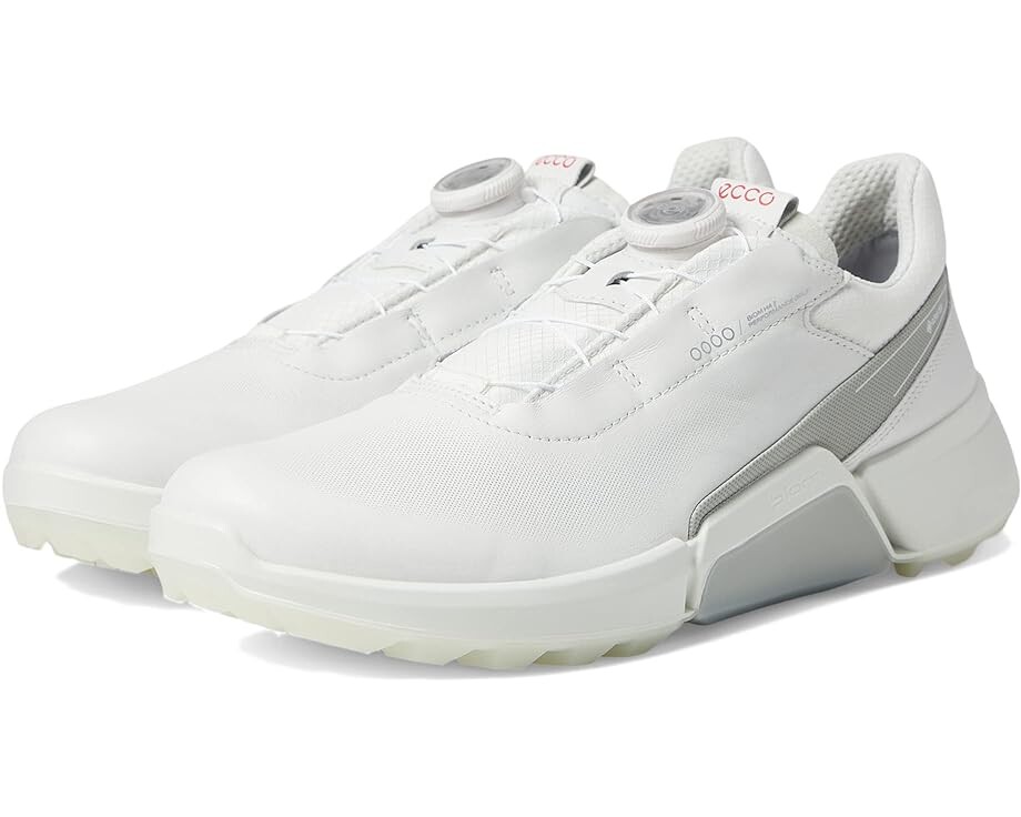 

Кроссовки ECCO Golf Biom H4 Boa GORE-TEX Waterproof Golf Hybrid Golf Shoes, цвет White/Concrete Steer Steer Leather/Synthetic