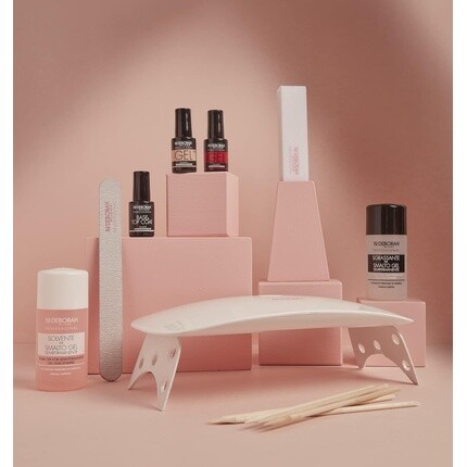 Стартовый набор Milano Professional Manicure с полуперманентным гель-лаком для ногтей для профессионального результата в домашних условиях Deborah — фото 2
