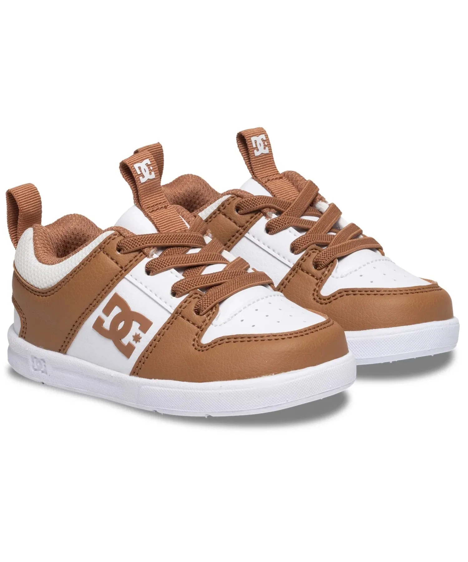 Детские кроссовки DC Shoes Lynx Zero Elastic с логотипом, бежевые