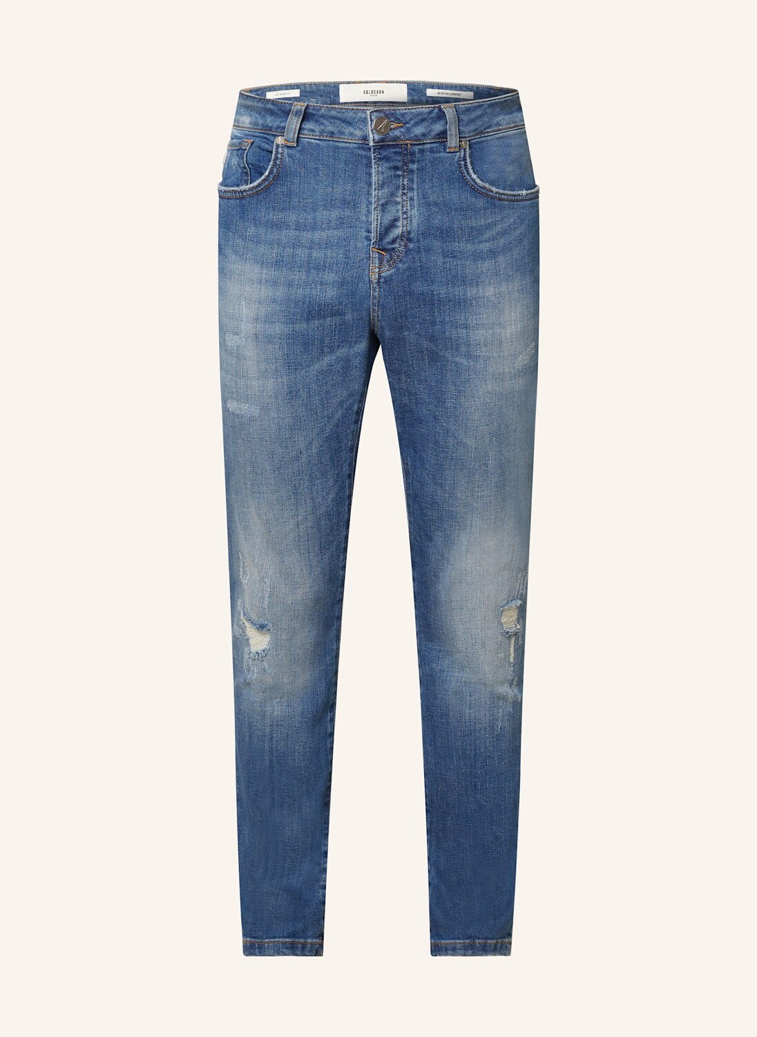 

Джинсы u2 узкого кроя Goldgarn Denim, синий