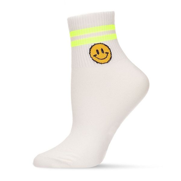 

Женские носки-гольф smiley neon stripe из хлопковой смеси Memoi