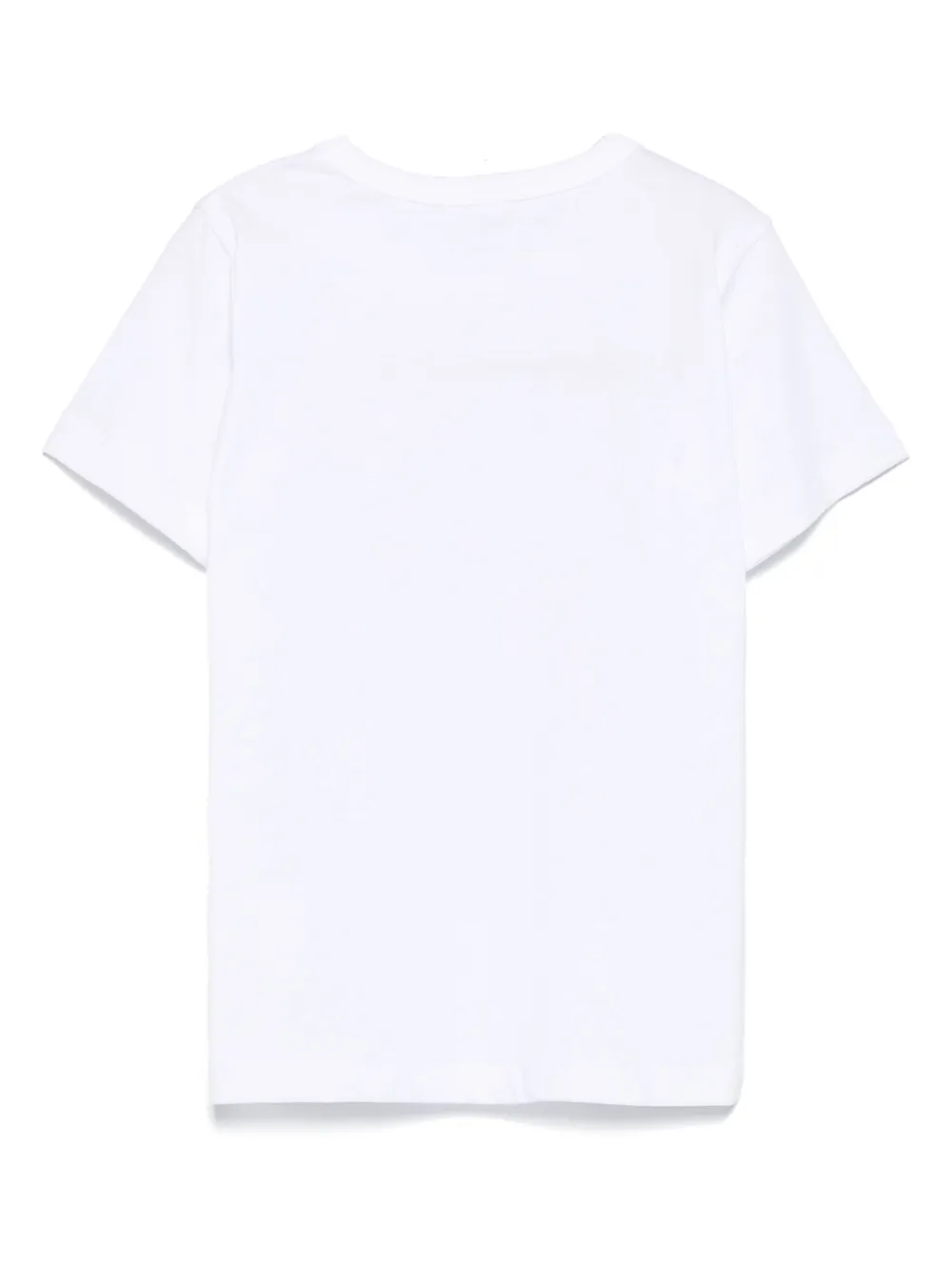 Футболка Flower Stella McCartney Kids, белый — фото 2
