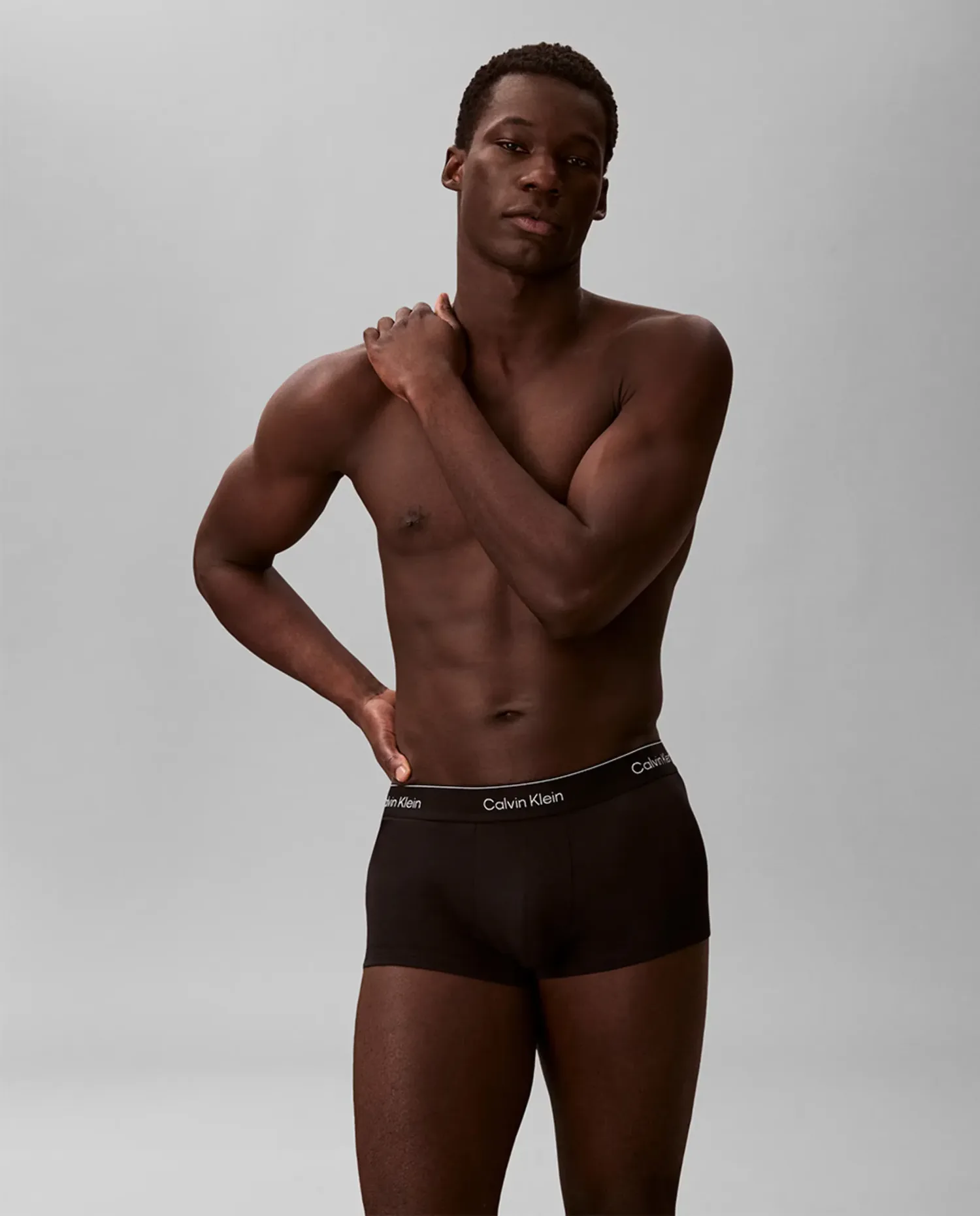 Набор из 3 боксеров низкой посадки - Icon Cotton Stretch Calvin Klein, черный — фото 2