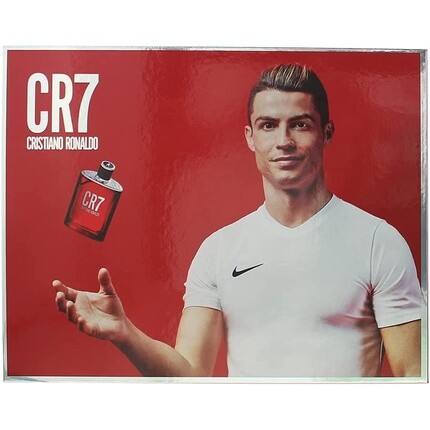 Подарочный набор Cr7 из 3 предметов: туалетная вода 100 мл, гель для душа 150 мл, спрей для тела 150 мл, Cristiano Ronaldo — фото 2