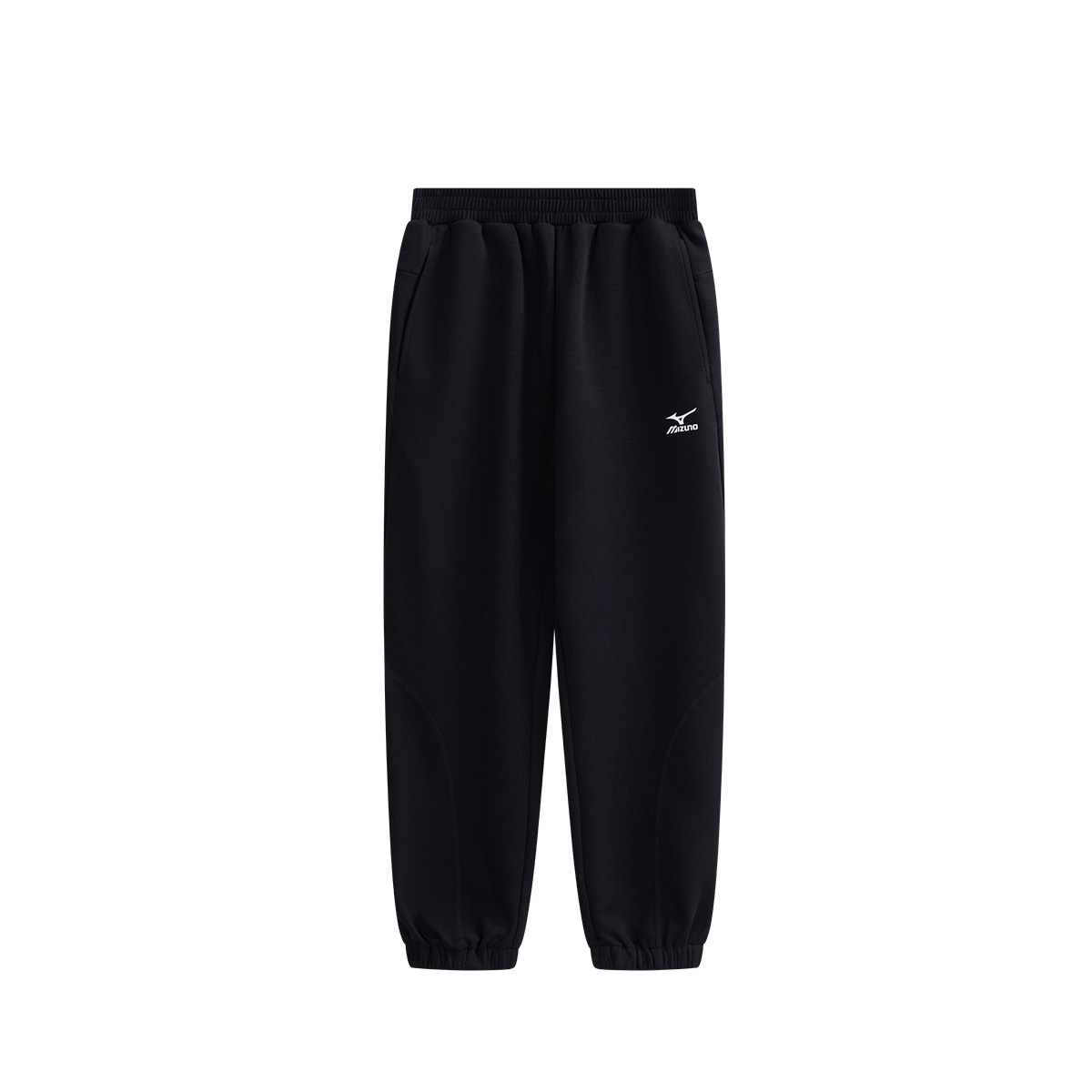 Вязаные спортивные брюки детские Mizuno, серо-голубые — фото 2