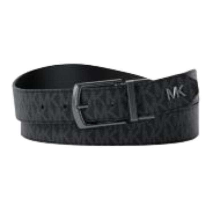 

Michael Kors Мужской ремень из парусины с покрытием, черный, ширина 3,4 см