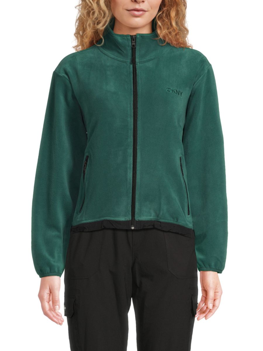 

Куртка с воротником-стойкой DKNY Sport, цвет Spruce