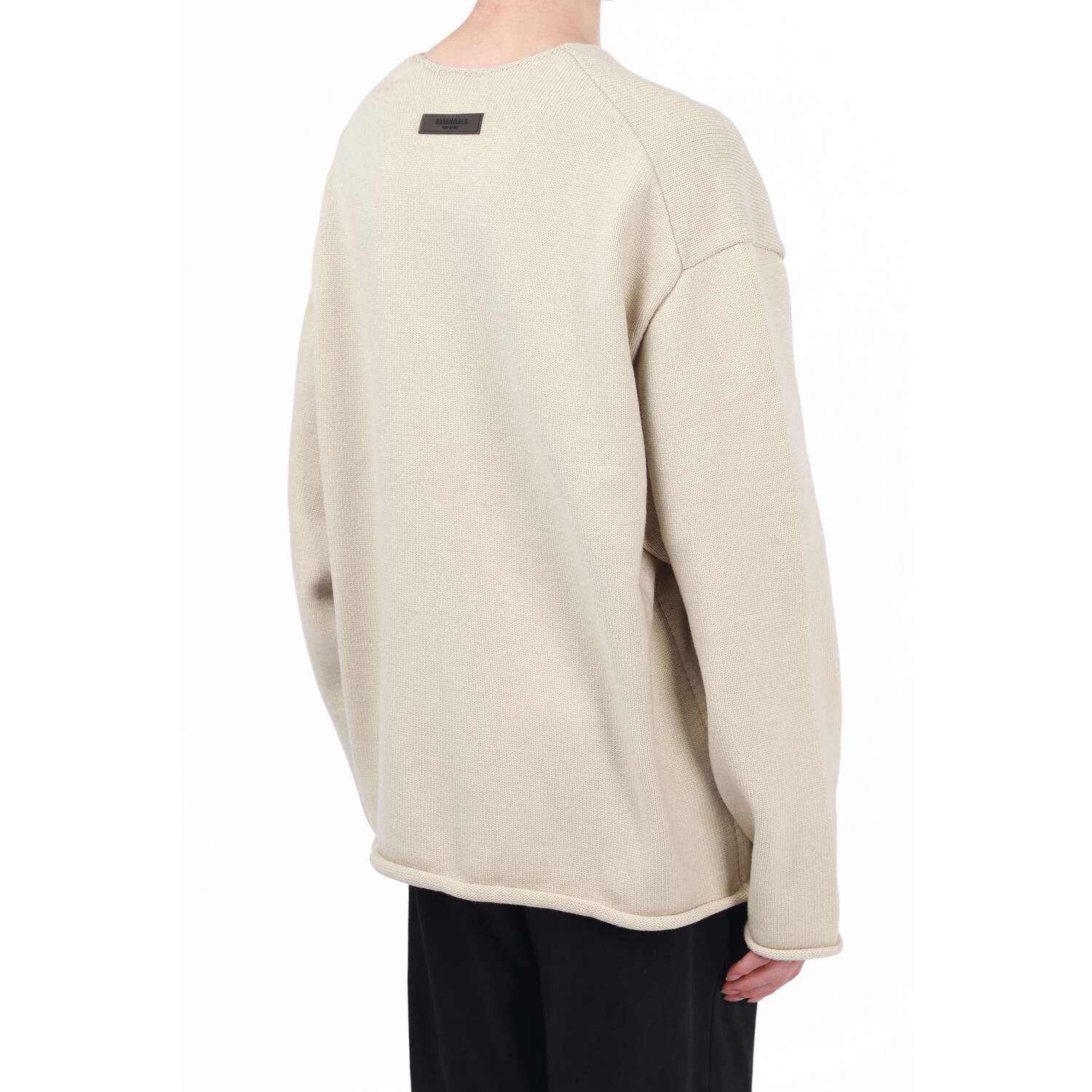 Свитер мужской серии 1977 года, пшеничный Fear Of God Essentials, цвет Wheat — фото 4