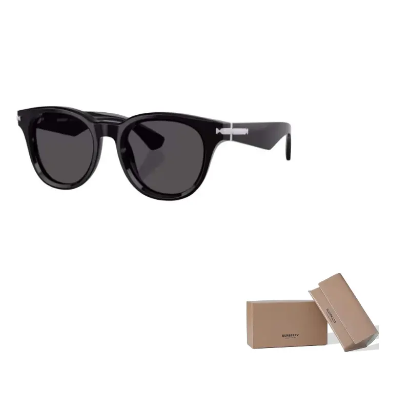 

Burberry Солнцезащитные очки с круглой оправой, Black