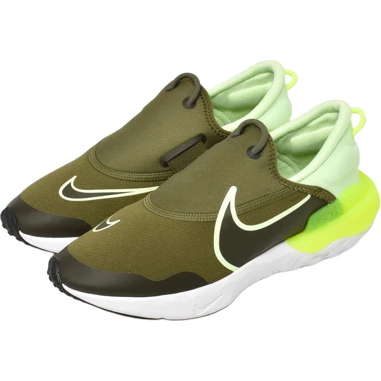Кроссовки детские Flow Low top для бега зеленые Teenagers Nike, Green — фото 3