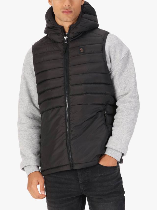 

Утепленный жилет Bubbla Hood 2000 LUKE 1977, Black