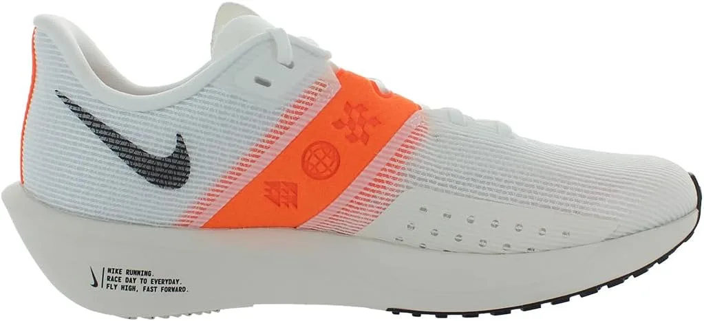 Кроссовки Nike Air Zoom Rival Fly 4 унисекс, белый/черный/оранжевый — фото 3