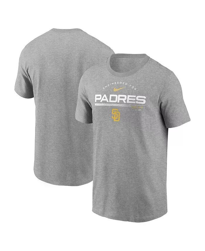

Мужская футболка Heather Gray San Diego Padres Team Engineered Performance Nike