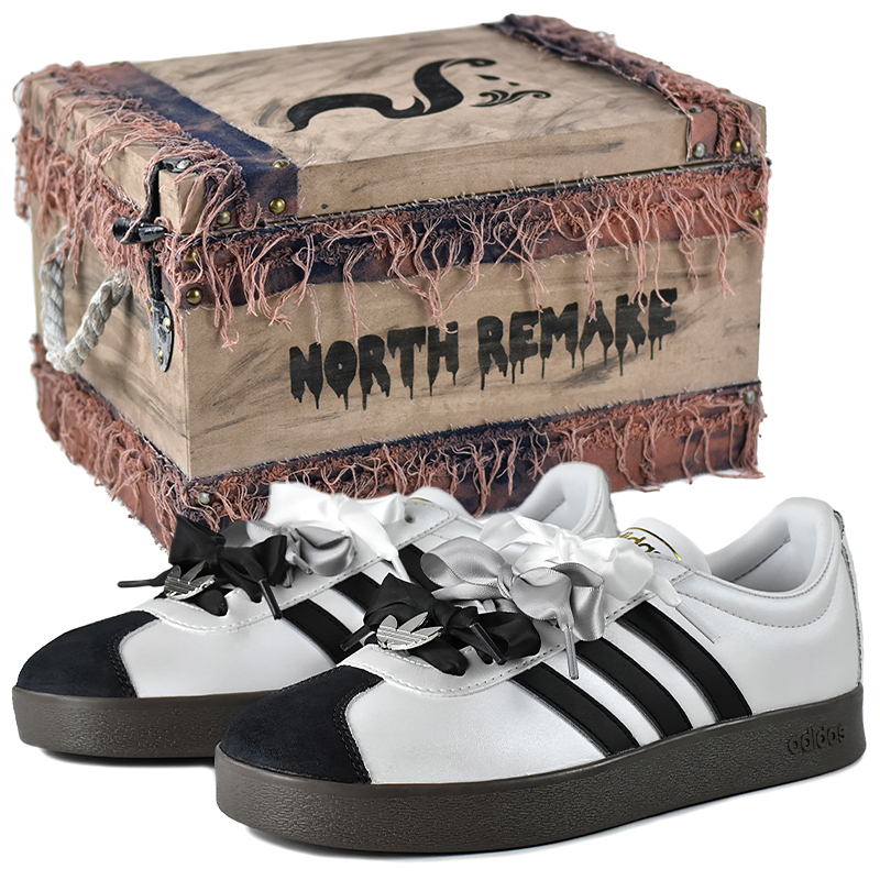 

Adidas Neo VL Court 2.0 низкие скейтерские кроссовки унисекс черные серебристые - черные с мелкими серебристыми цветами - подарочная коробка премиум-класса 4