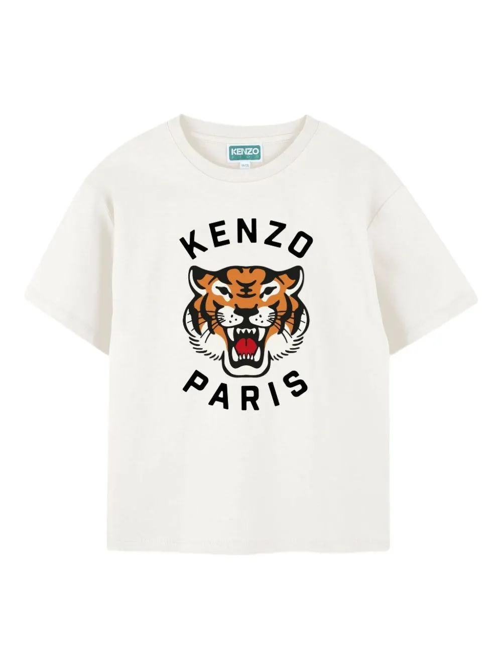 

Футболка Lucky Tiger Kenzo Kids, белый