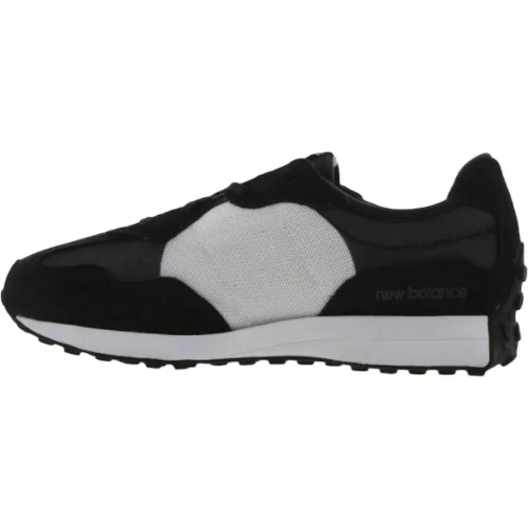 Кроссовки детские беговые NB 327 Abrasion Resistant низкие Black White Kids New Balance
