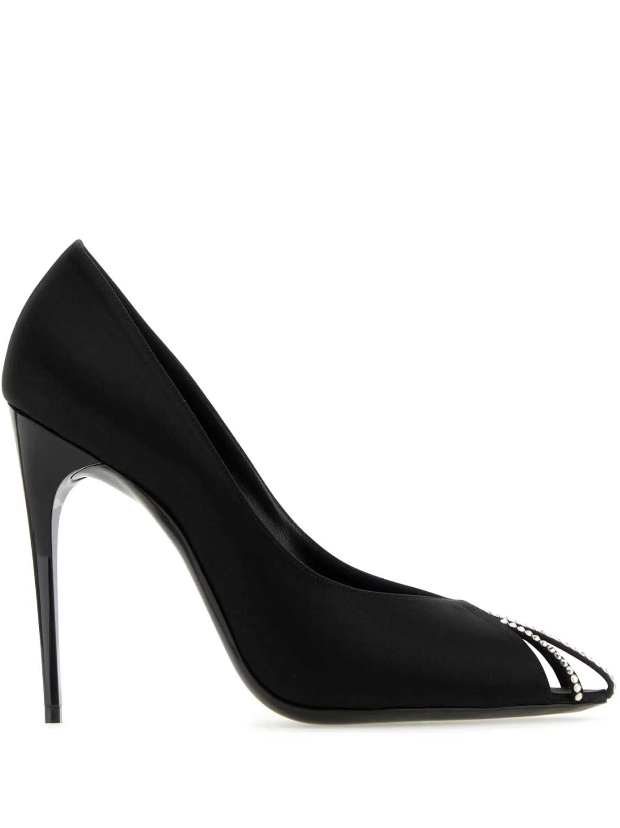 Атласные туфли Martinique 110 Saint Laurent, черный