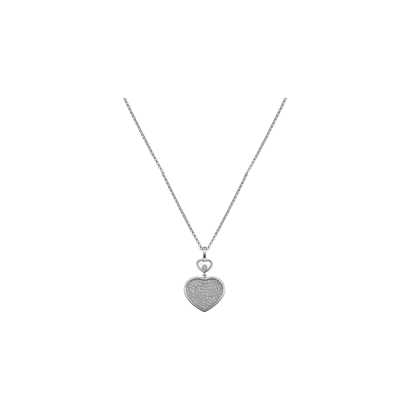 

Chopard - колье happy hearts, этическое белое золото, бриллианты - 79a075-1901 CHOPARD