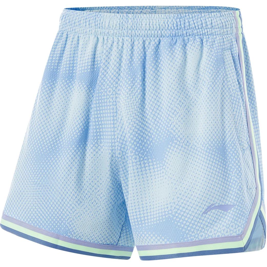 

LINING Коллекция CBA профессиональные баскетбольные шорты мужские Blue Print