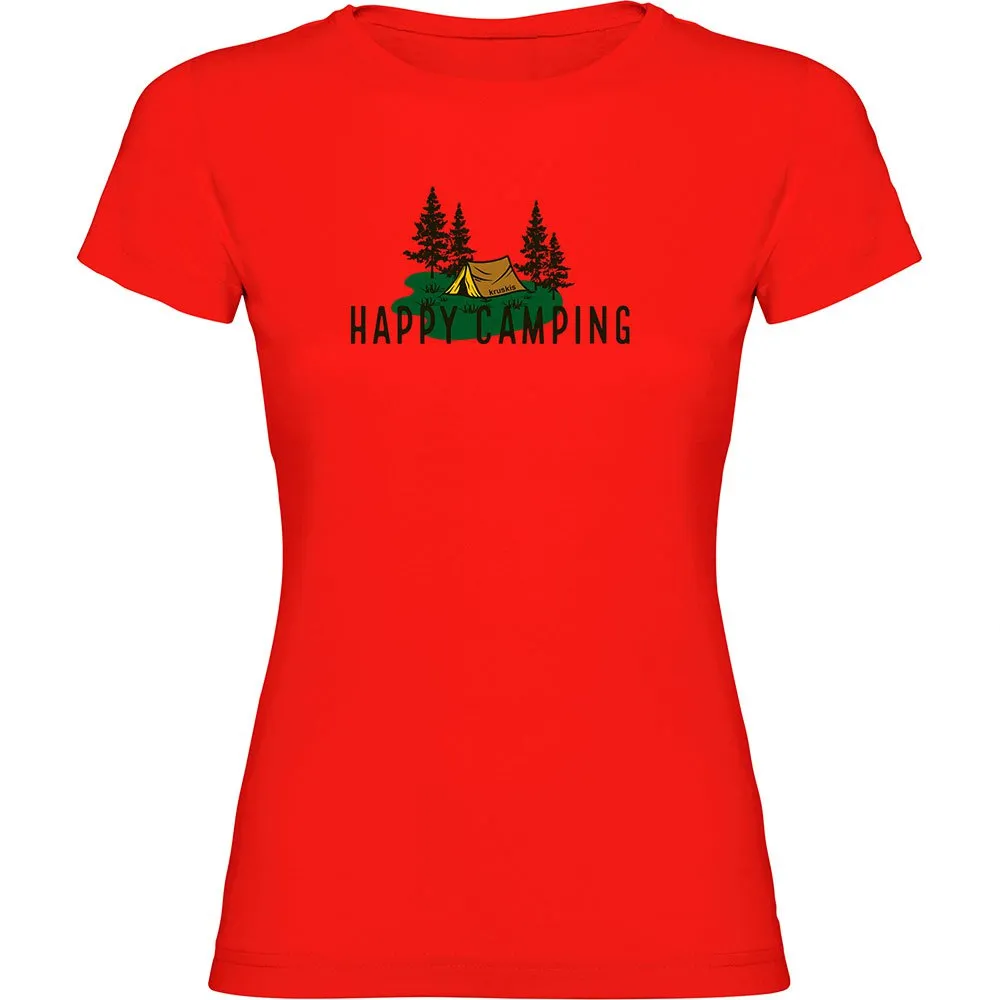

Футболка Kruskis Happy Camping, красный