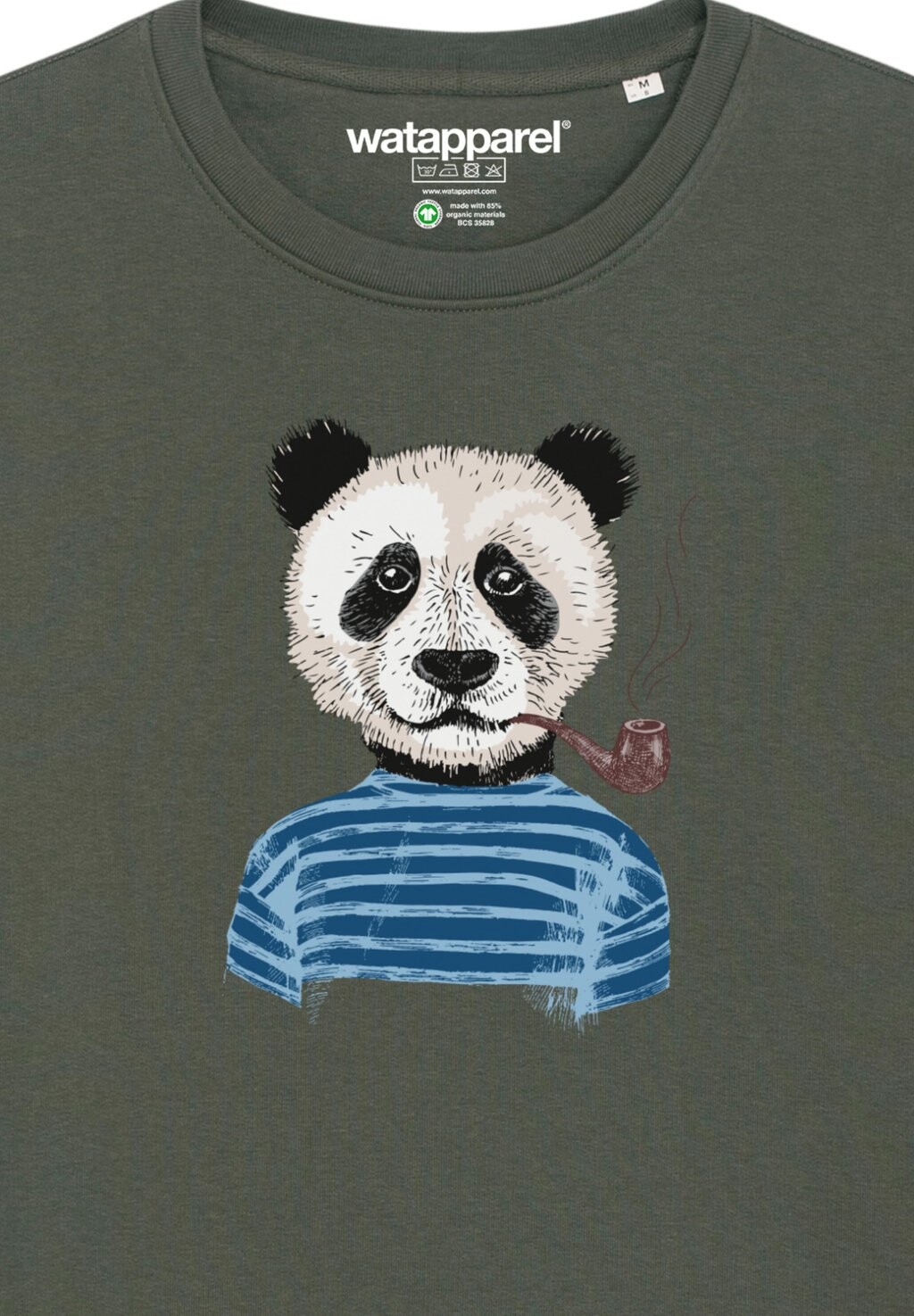 

Толстовка PANDA watapparel, хаки