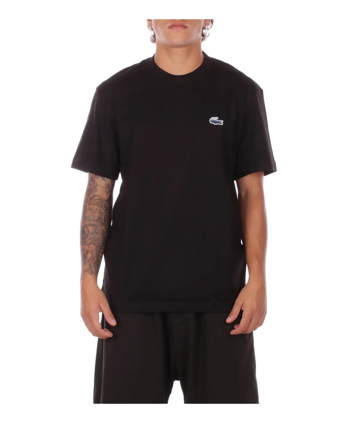 

Футболка с логотипом Live спереди Lacoste, черный