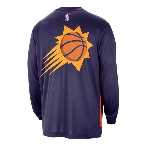 Футболка x nba dri fit phoenix suns city edition с длинным рукавом Nike, фиолетовый — фото 2