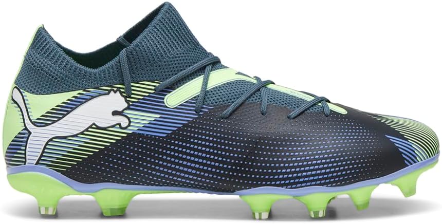 

Футбольные бутсы Puma Future 7 для мужчин, для игр на твердом/искусственном газоне, белый/серый