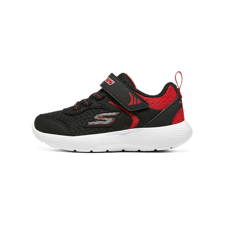

Skechers Kids Низкие противоскользящие кроссовки DYNA LITE с антиударным верхом, черные, красные, для младенцев и малышей