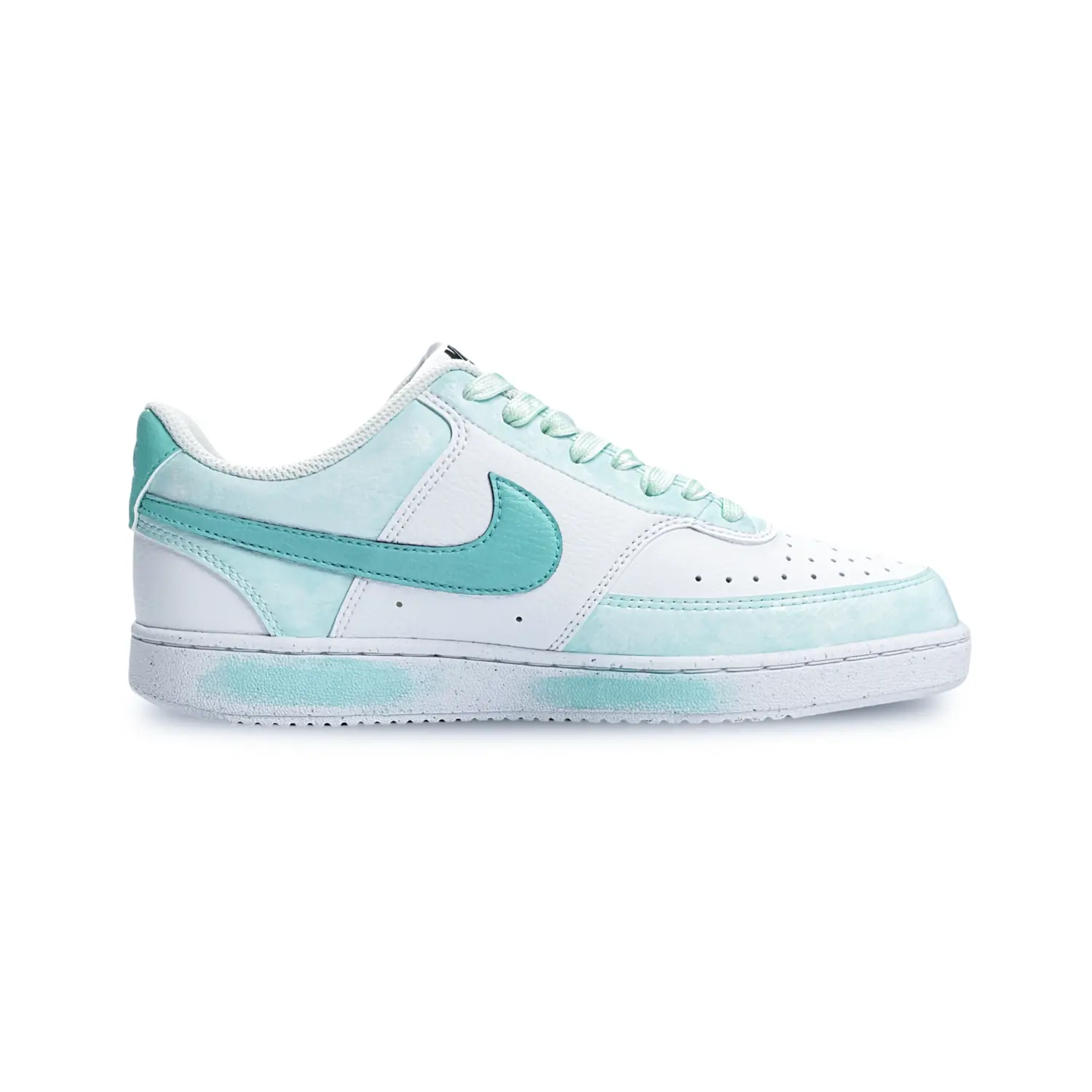 

Кроссовки Nike Court Vision 1 Skateboarding Shoes Men Low-top White/Turquoise, голубой, Синий, Кроссовки Nike Court Vision 1 Skateboarding Shoes Men Low-top White/Turquoise, голубой