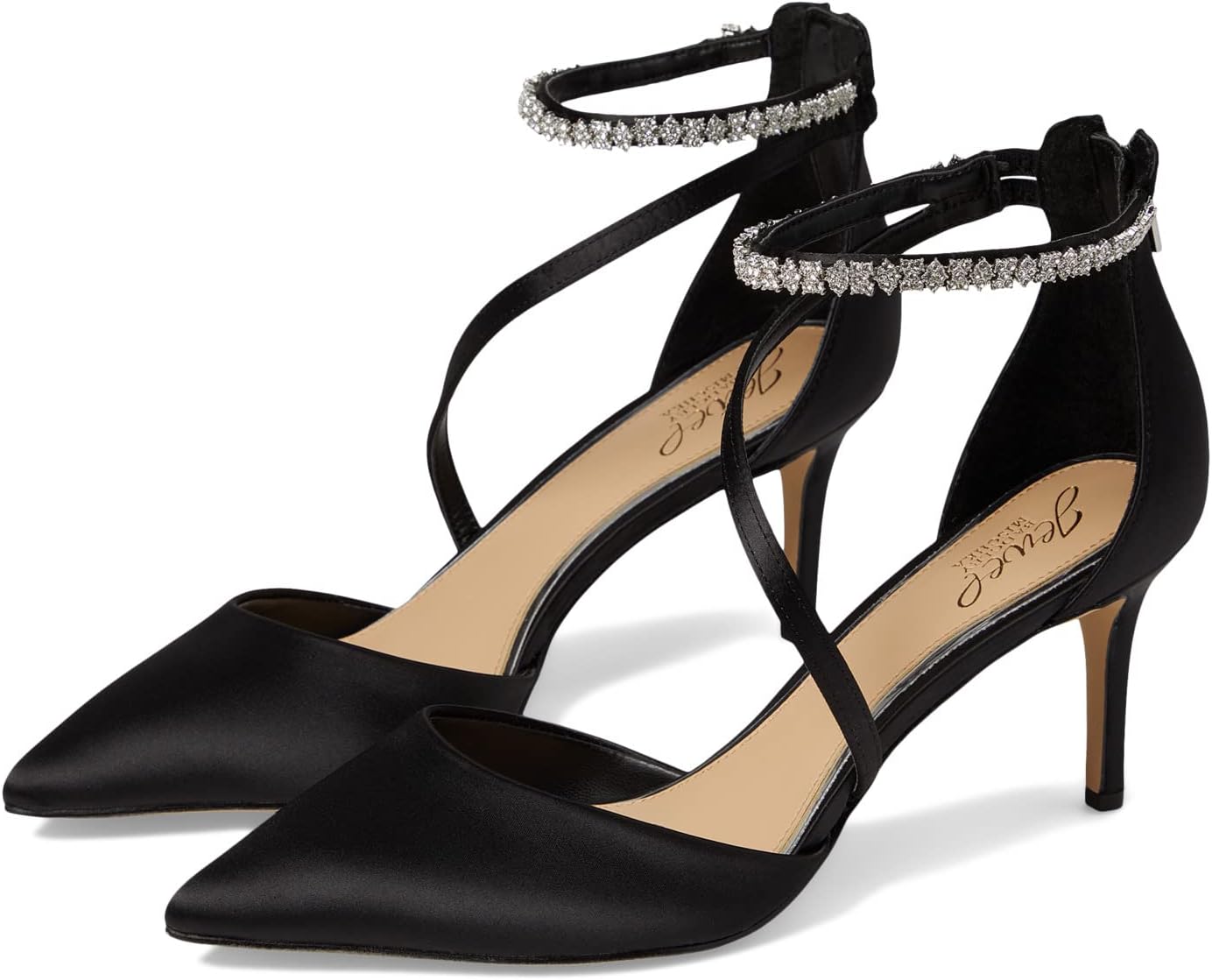 Туфли Jewel Badgley Mischka Alaia, Black