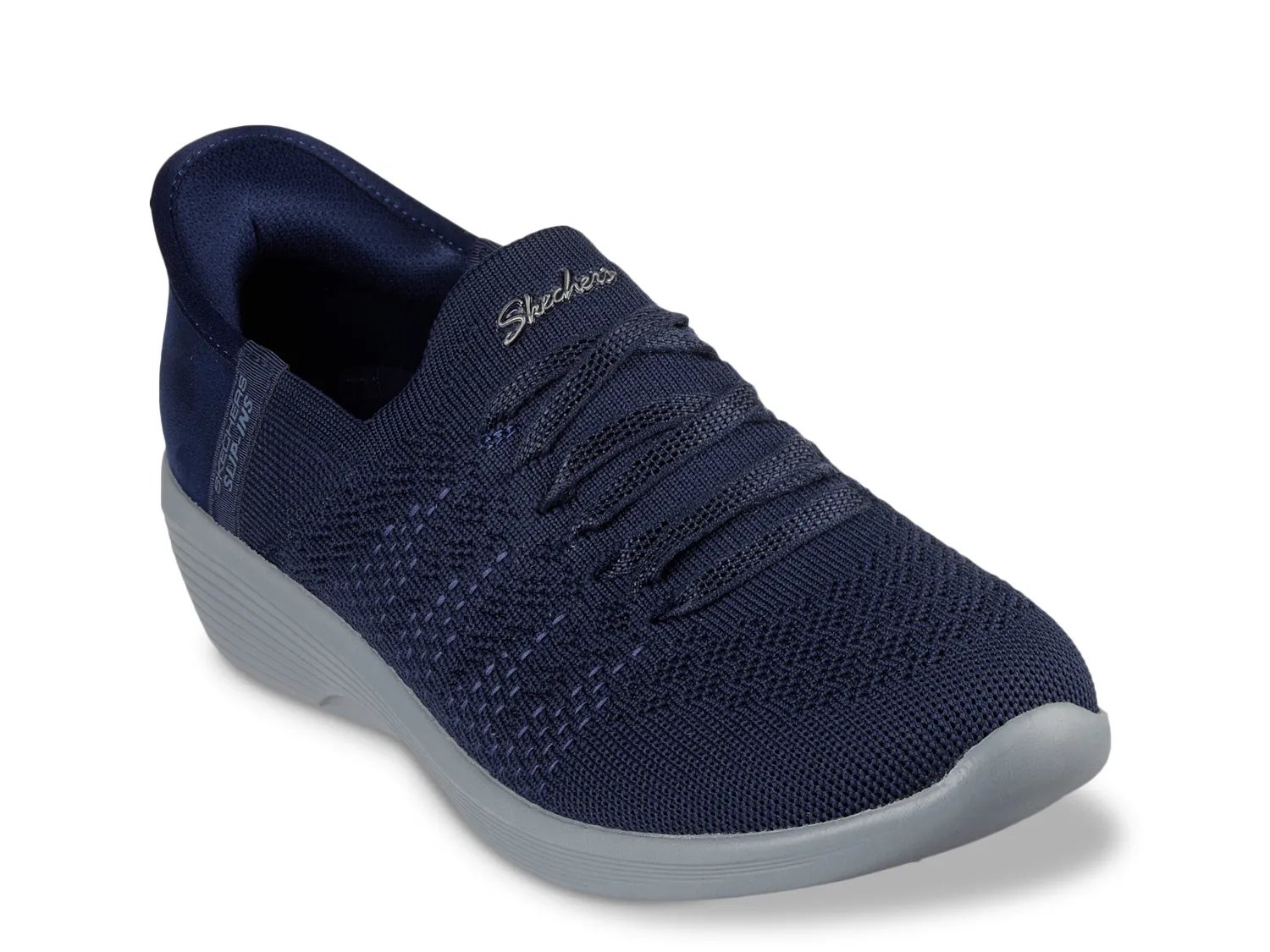 Кроссовки Skechers Slip-Ins: Arya Swiftly Slip-On Sneaker, темно-синий