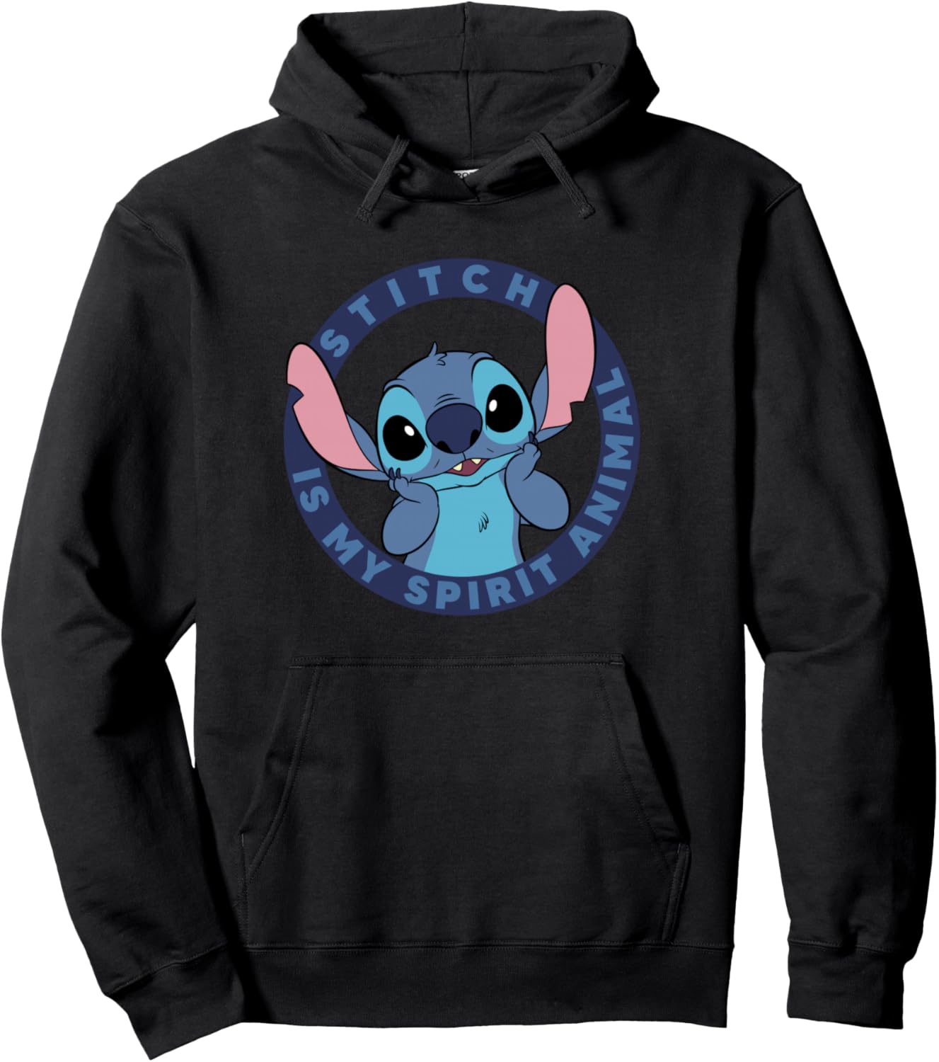 

Худи Disney Lilo & Stitch Is My Spirit Animal Circle, черная