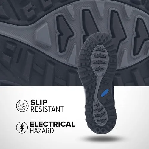 

Мужские защитные ботинки Avenger Aero Trail с композитным носком - EH, нескользящая рабочая обувь для промышленности - ASTM F2413 Avenger Work Boots, черный/синий