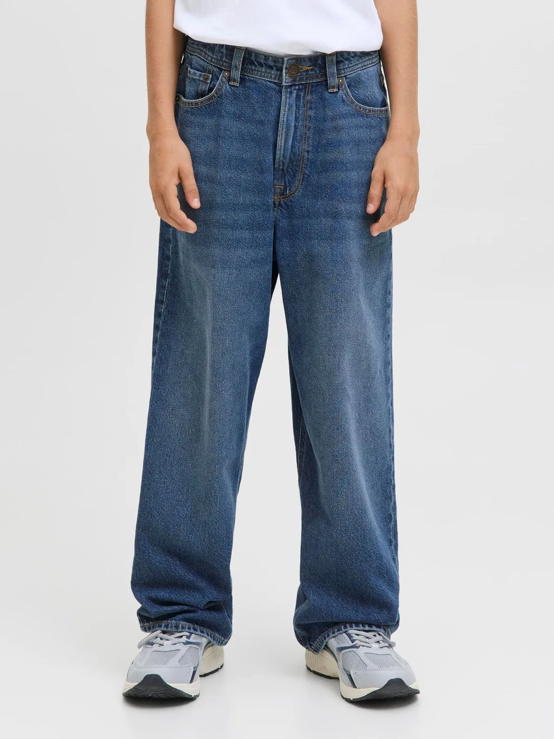 Джинсы extra baggy fit, JACK & JONES Junior, синий деним — фото 3