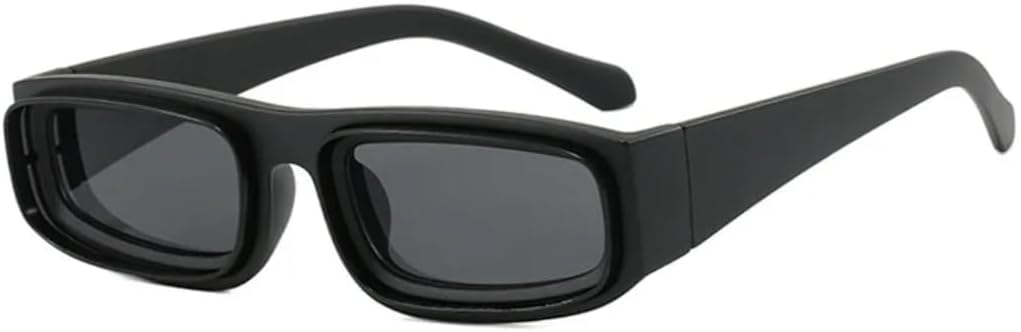 

Солнцезащитные очки для мужчин и женщин - защита UV400 - леопардовый принт, маленькая оправа, цветные линзы, для занятий спортом на открытом воздухе и вождения DSVIGF, Black