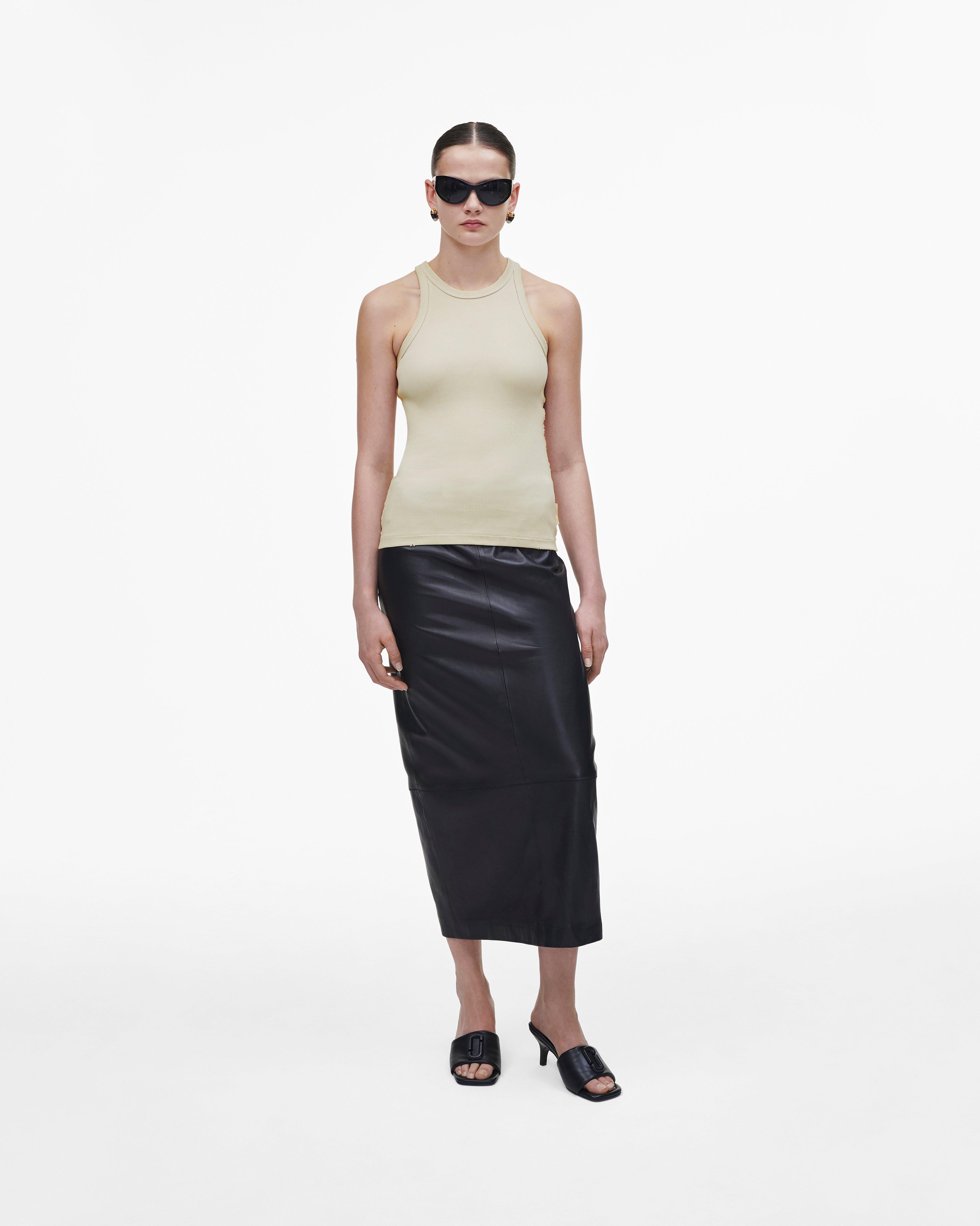 

Майка Grunge Rib Tank Marc Jacobs, кремовый