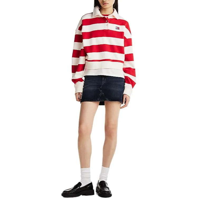 Tommy Hilfiger Футболка-поло женская красная — фото 4