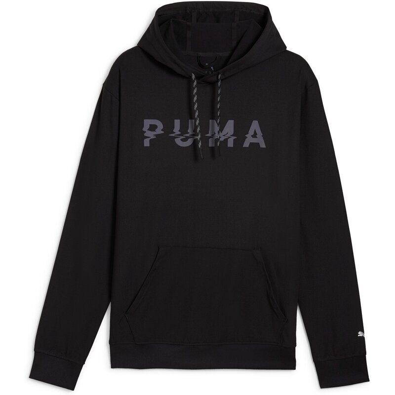 

Толстовка с капюшоном m, фирменная толстовка с капюшоном cloudspun Puma, цвет puma black-q1