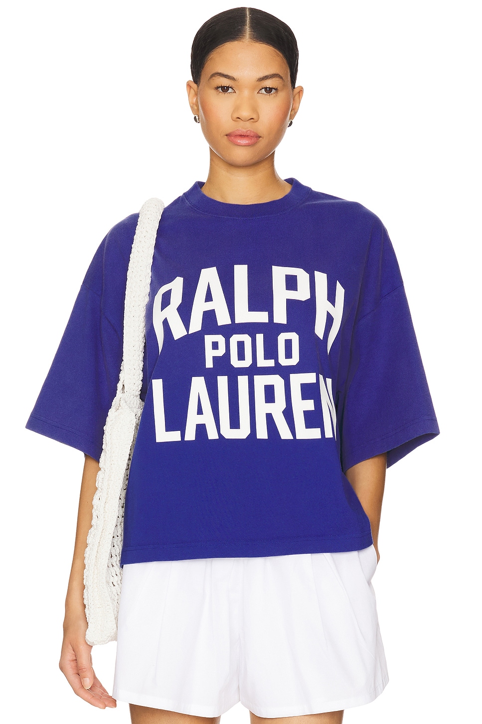 

Футболка джерси с круглым воротом Polo Ralph Lauren, bright navy