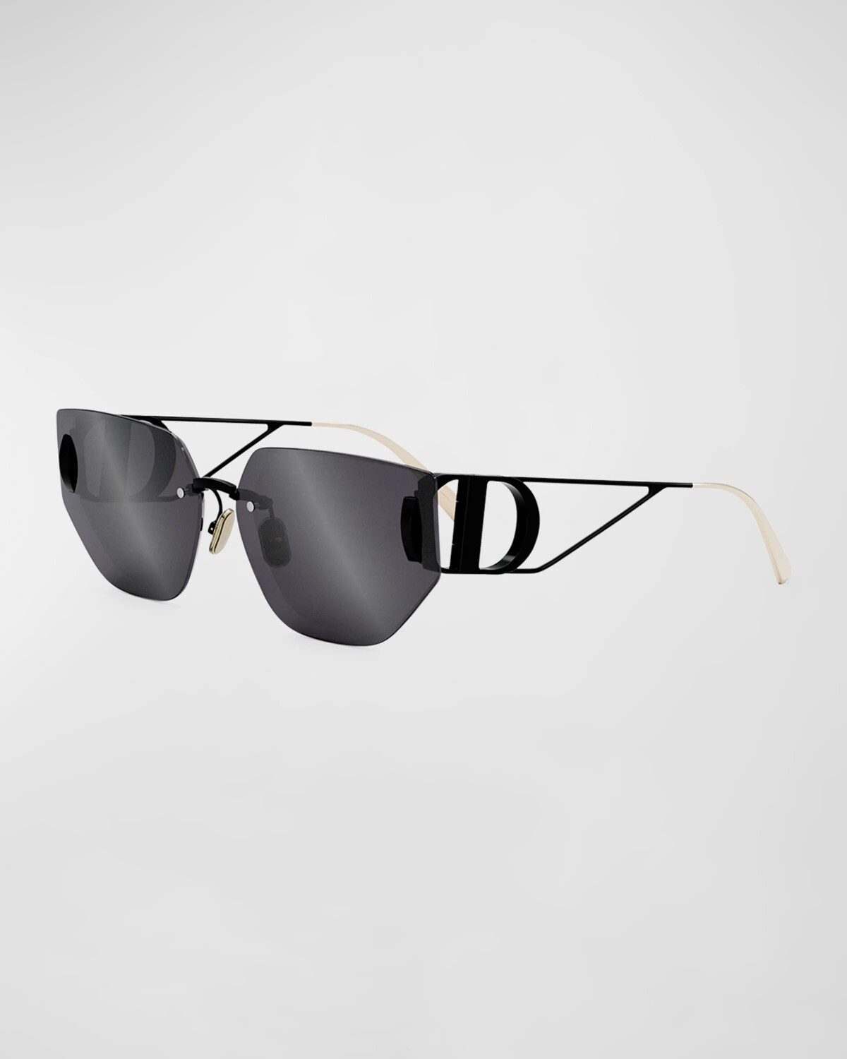 

Солнцезащитные очки 30Montaigne B3U Dior, цвет Black Other Green Mirror