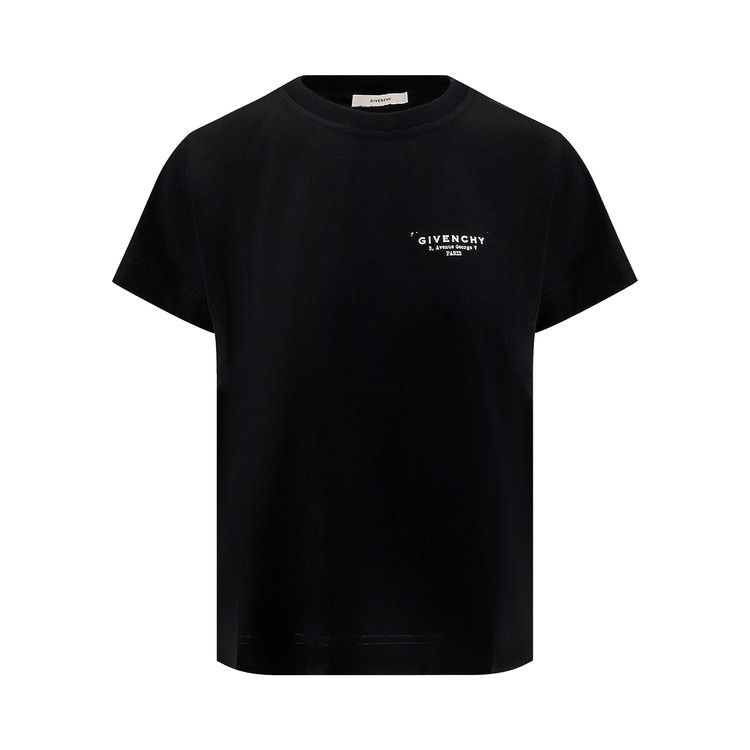 

Футболка Givenchy Logo Printed Crewneck T-Shirt, Black